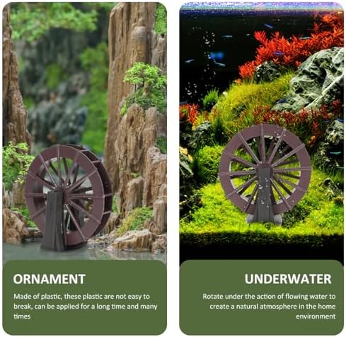 Luxshiny Mini Water Wheel - Decorative Indoor Fountain Accessory