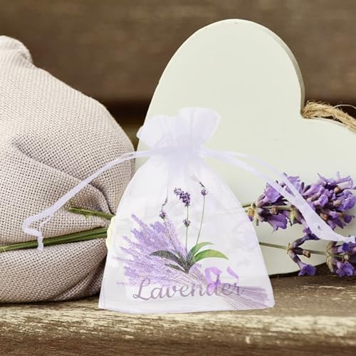 LUOZZY Lavender Sachet Bags Small Pouches for DIY Crafts
