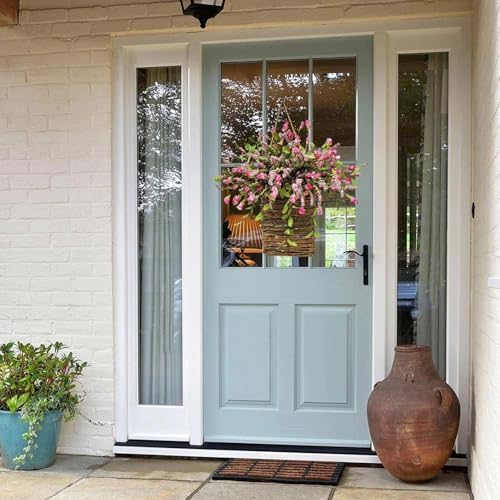 Cream Hydrangea Door Wreath - Spring Decor