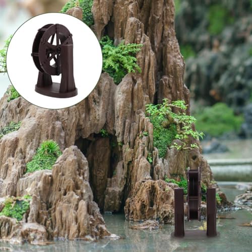 STOBAZA Miniature Water Wheel Fountain Decor