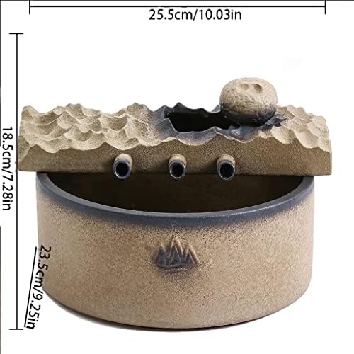 sdneNest Tabletop Fountain Home Decor Ceramic Water Feature