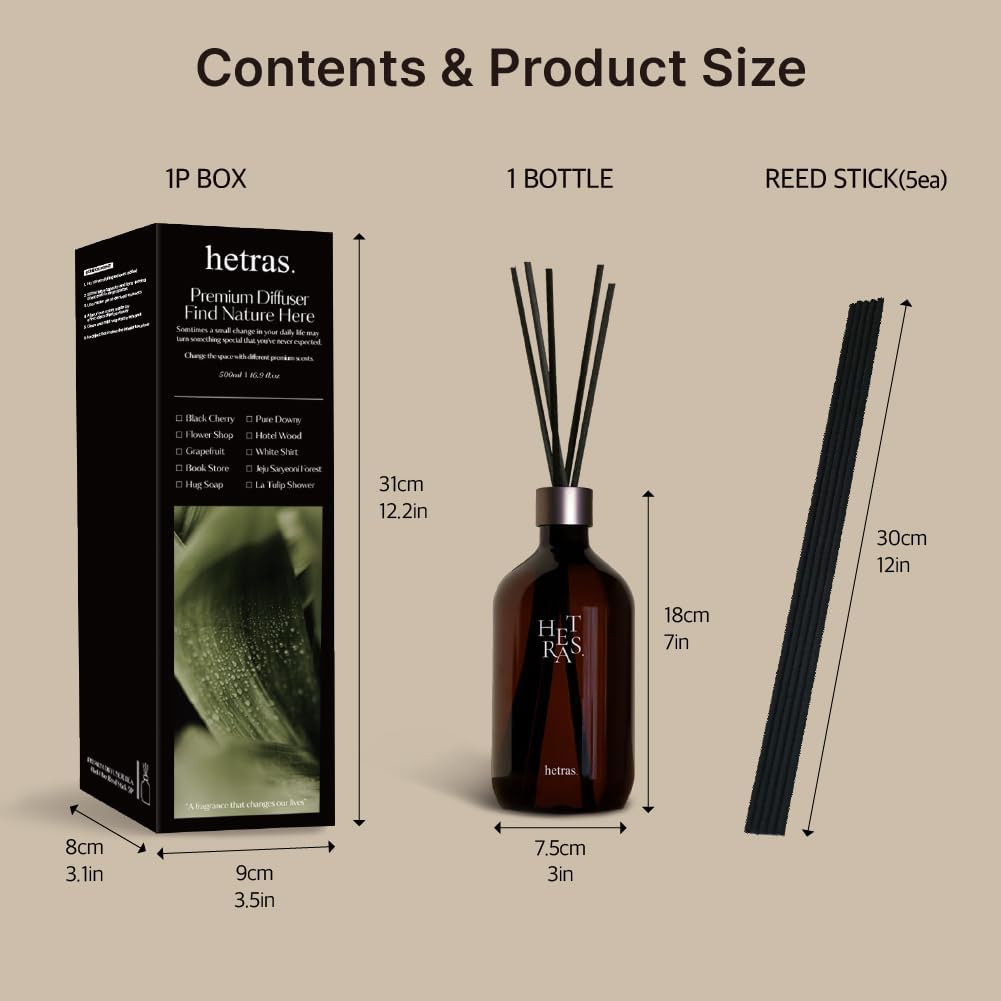 Premium Reed Diffuser 169 Fl Oz Flower Shop Scent