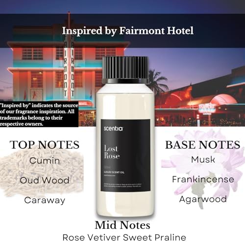 Hotel Diffuser Oil Inspired by Fairmont - Lost Rose 120 mL