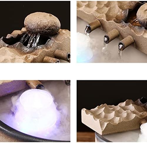 Ceramic Tabletop Fountain with Relaxing Water Flow