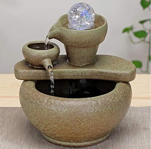 UYVI Tabletop Fountain Ceramic Indoor Decor Humidifier