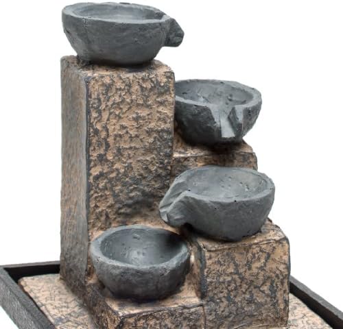 Relaxus Decor Desk Mini Water Basket Fountain