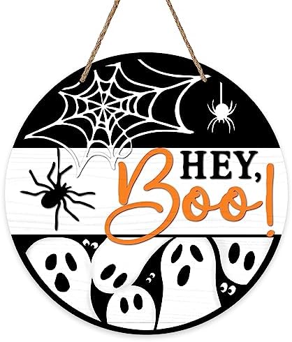 Deroro Halloween Ghost Door Sign Decor
