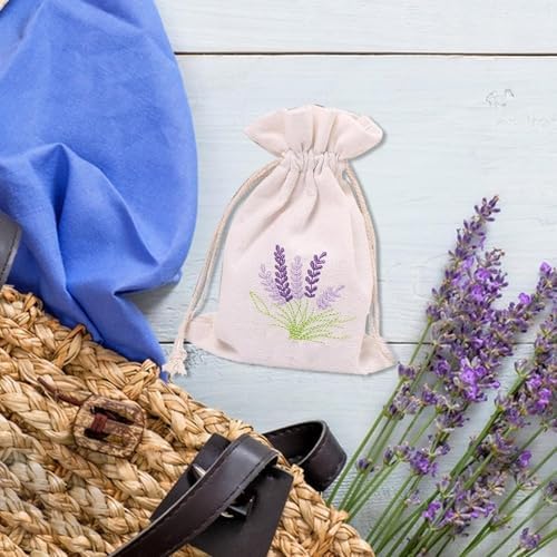 Generic Embroidered Lavender Sachets with Drawstring