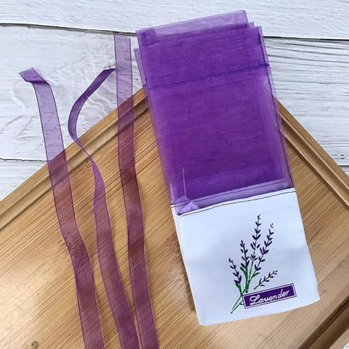20Pcs Purple Lavender Sachets for Home Fragrance