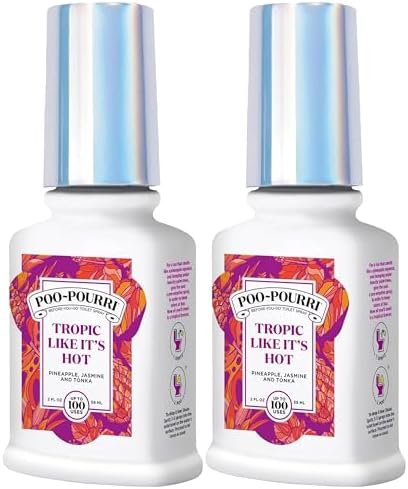 Poo-Pourri Tropic Like Its Hot Toilet Spray 2 Oz 2 Pack