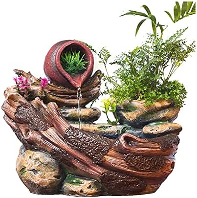 SUNESA Tabletop Fountain Indoor Decor with Plants