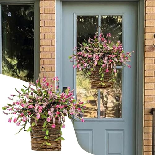 Cream Hydrangea Door Wreath - Spring Decor