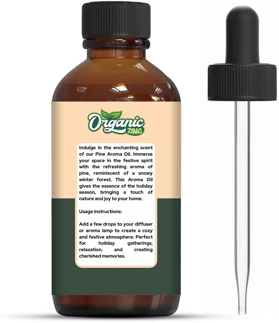 Organic Zing Pine Aroma Diffuser Oil 30 ml