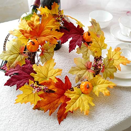 PRETYZOOM Fall Pumpkin Wreath Decor 1pc Plastic Autumn Coat Hanger Halloween Design