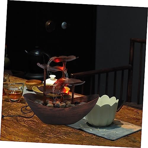 PRETYZOOM Desktop Waterfall Fountain Decor