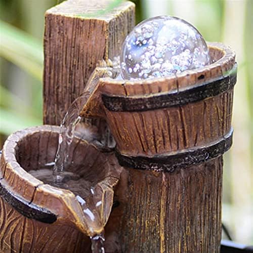 Retro Tabletop Waterfall Fountain Indoor Decor