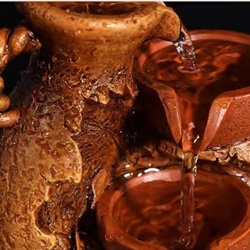 GRFIT Tabletop Fountain with Flowing Water Decoration