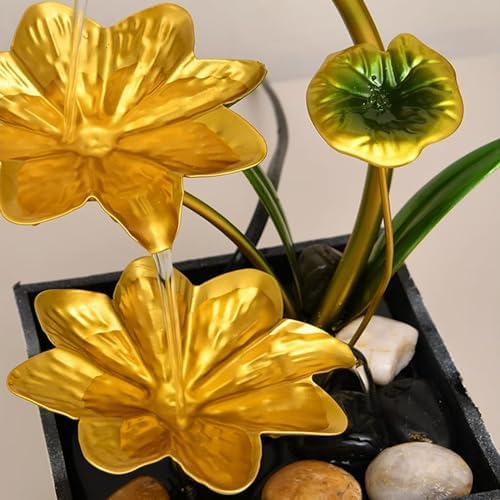 GRFIT Tabletop Fountain with Elegant Water Flow Design