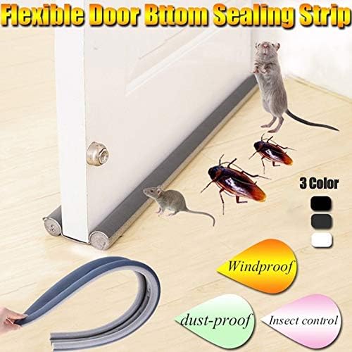 DUO ER Flexible Door Bottom Sealing Strip Gray