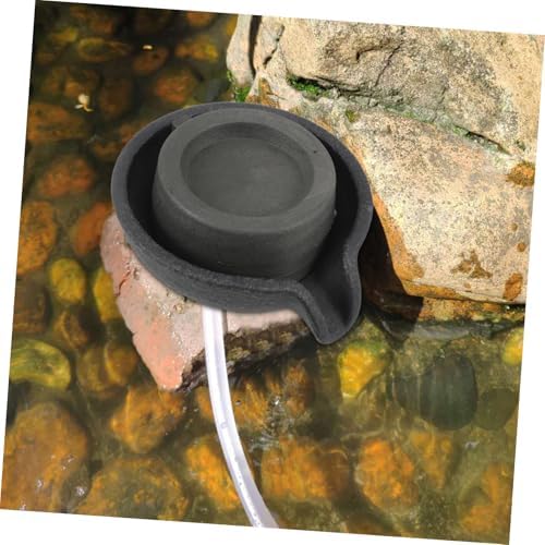 Toddmomy Desk Fountain Rotating Millstone Tabletop Water Feature Aquarium Decor Easy to Use