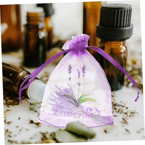 Wakauto 20pcs Lavender Sachet Bags for Herbs and Spices