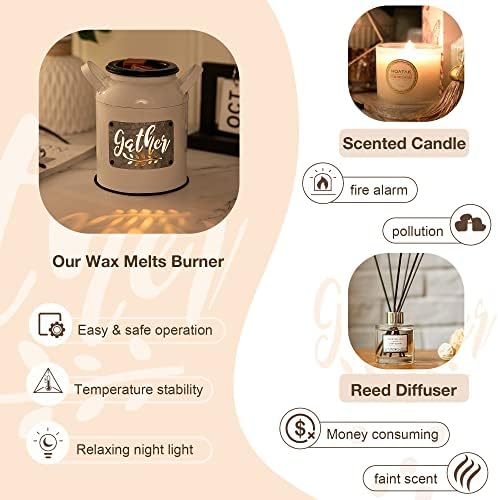 Rustic Farmhouse Wax Warmer with Milk Jug Design