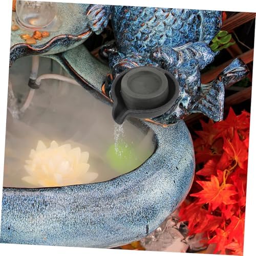VICASKY Decorative Tabletop Fountain Millstone Water Feature Compact Easy to Maintain