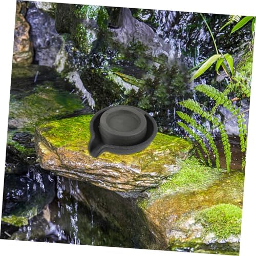 Tabletop Water Fountain with Rotating Millstone Spout for Indoor Decor