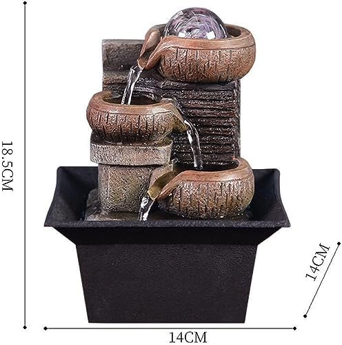 DECORN 3-Tier Relaxation Tabletop Fountain