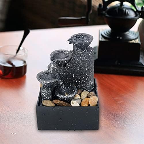 SUNESA Tabletop Fountain 3 Tiered Zen Waterfall Decor