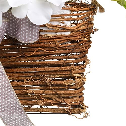 IUIBMI Spring Flower Door Wreath Decor