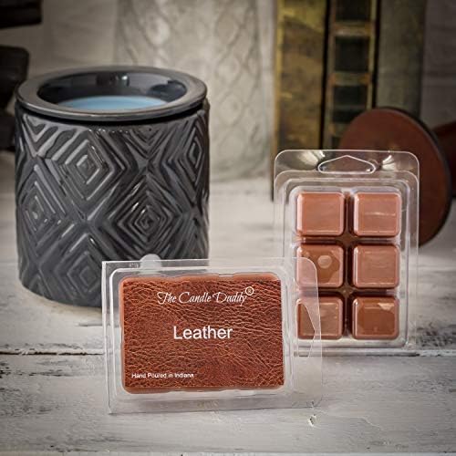 Leather Scented Wax Cubes - 5 Packs - 30 Cubes Total