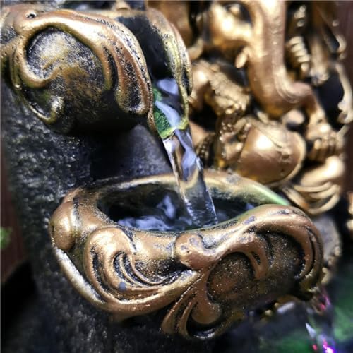 Ganesh Water Fountain with LED Lights