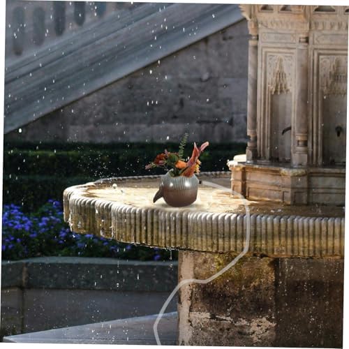 Wakauto Ceramic Waterfall Jar Tabletop Fountain