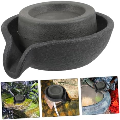 VICASKY Tabletop Fountain with Rotating Mill