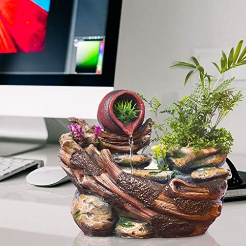 GaRcan Tabletop Fountain Indoor Waterfall Decor