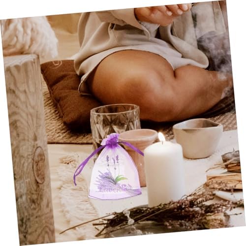 Wakauto 20pcs Lavender Sachet Bags for Herbs and Spices