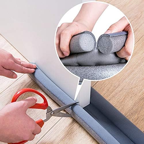 DUO ER Flexible Door Bottom Sealing Strip Gray