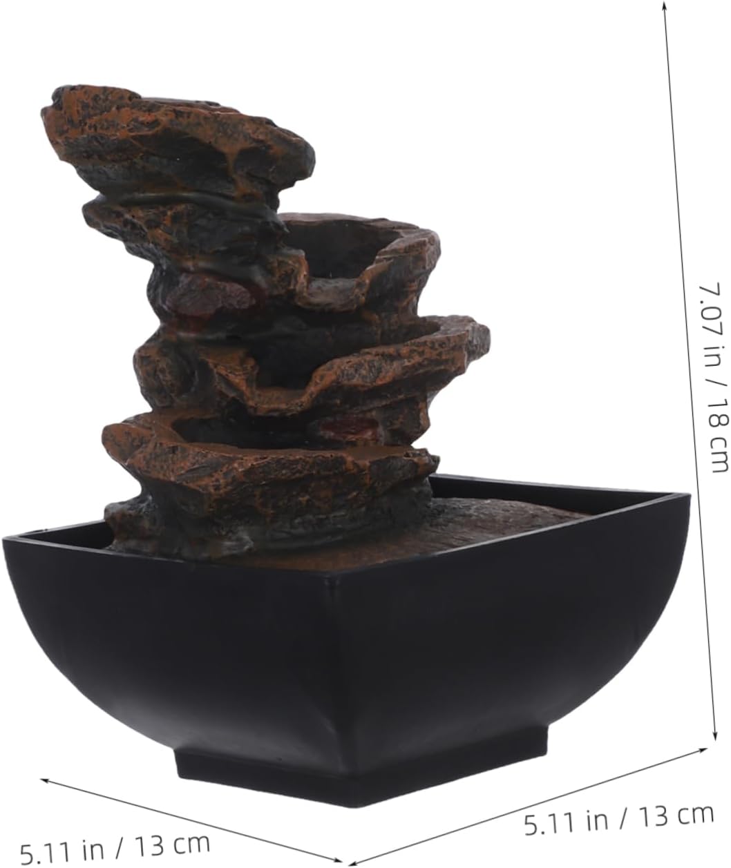 110v Decorative Tabletop Fountain for Office and Home Relaxation
