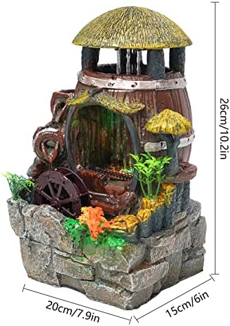 Tabletop Water Garden Zen Fountain with LED Light
