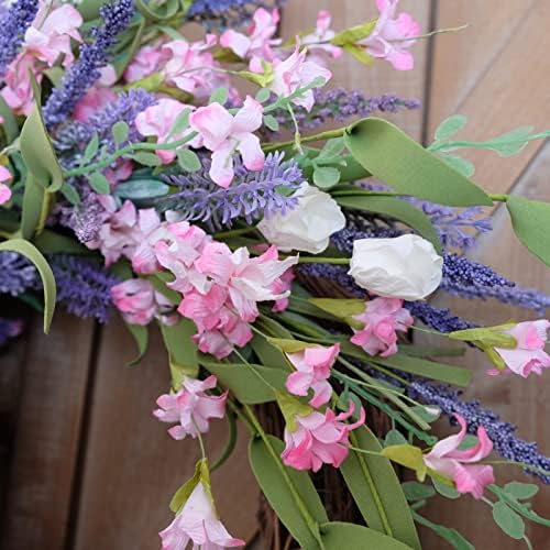 Idyllic 18 Inch Summer Wreath Front Door Decor