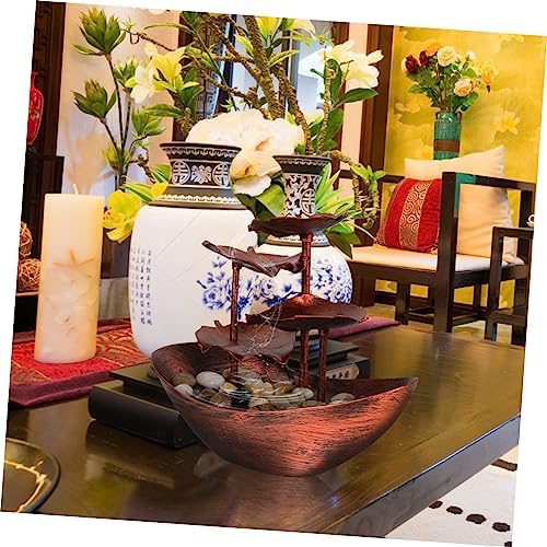 Creative Waterfall Fountain Tabletop Led Night Light