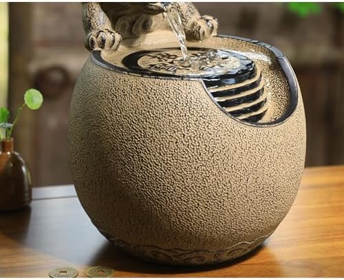 Tabletop Fountain with Lucky Beast Design