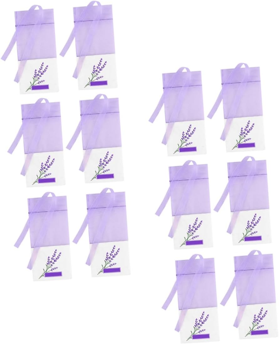 24 Pack Lavender Scent Sachet Pouches for Home Fragrance