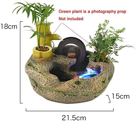 Stylish Tabletop Resin Fountain for Home or Office