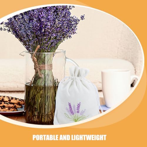 LUOZZY 20 Pcs Small Drawstring Lavender Sachet Bags for Wedding Birthday
