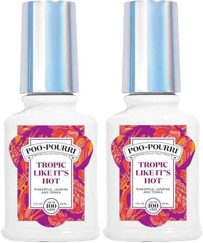 Poo-Pourri Tropic Like Its Hot Toilet Spray 2 Oz 2 Pack