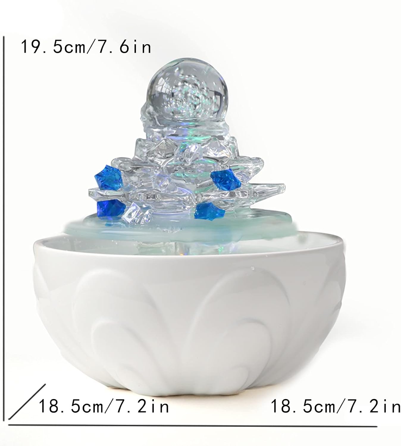 Elegant Tabletop Water Fountain for Indoor Relaxation