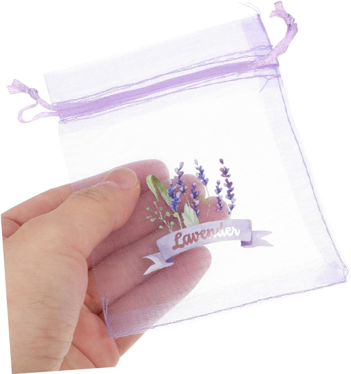 Wakauto 10pcs Drawstring Spice Bag Empty Sachet Bags for Dried Lavender