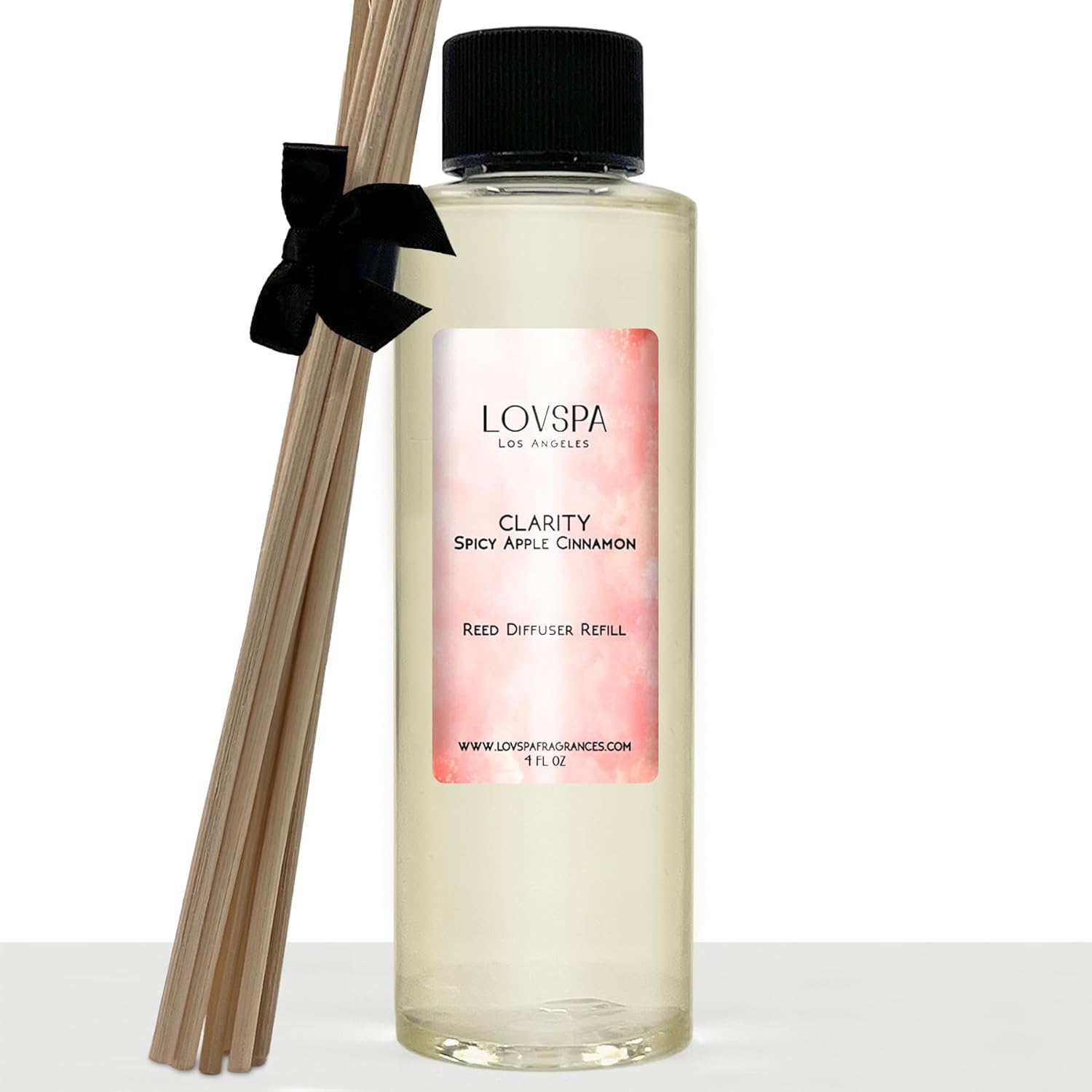 LOVSPA Clarity Spicy Apple Cinnamon Reed Diffuser Oil Refill 4 oz
